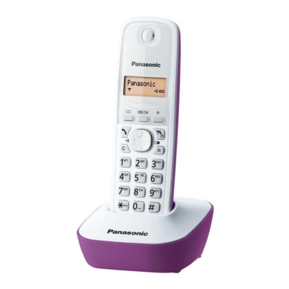PANASONIC ασύρματο τηλέφωνο KX-TG1611GRF, ελληνικό μενού, άσπρο-