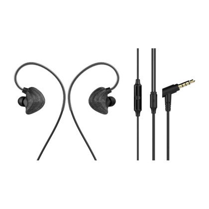 UIISII earphones CM5, Hi-Res Audio, μαύρo