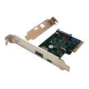 POWERTECH Κάρτα Επέκτασης PCI-e σε USB 3.1 A & Type-C , Chipset 