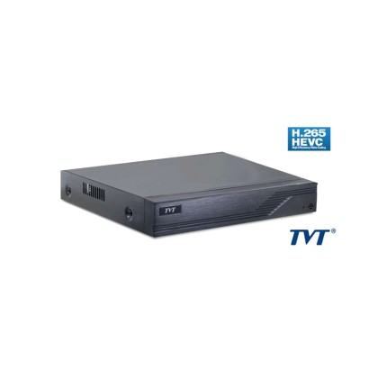 TVT Υβριδικό καταγραφικό TD-2104TS-HC, H265+ Full HD, 2x IP, 4 Κ