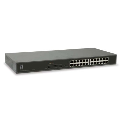 LEVELONE Fast Ethernet Switch FSW-2450, 24-port 10/100Mbps, Ver.