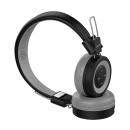 CELEBRAT Bluetooth headphones A4-GY, wireless & wired, 40mm, μαύ