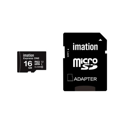 IMATION κάρτα μνήμης MicroSDHC UHS-1, 16GB, Read 45MB/s, Class 1