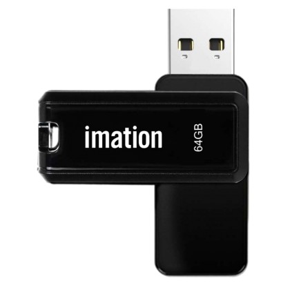 IMATION USB Flash Drive Nano II KR03020003, 64GB, USB 2.0, μαύρο