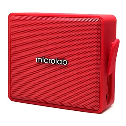 MICROLAB Φορητό ηχείο D15, bluetooth/3.5mm/SD Card, 3W RMS, κόκκ