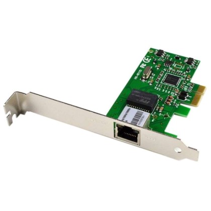 POWERTECH Κάρτα Επέκτασης PCI-e to LAN 10/100/1000, Chipset 8111
