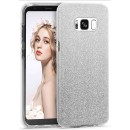 Forcell Glitter Shine Cover Hard Case Silver (Samsung Galaxy S8 
