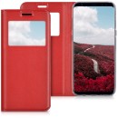 KW S View Window Preview Flip Case Stand (41444.20) Dark Red (Sa
