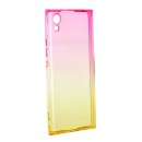 Forcell Soft TPU Case Ombre - Pink / Gold (Sony Xperia XA1)