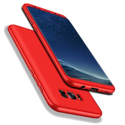 GKK Luxury 360° Full Cover Case Red (Samsung Galaxy S8)