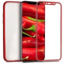KW 360 Full Cover TPU Case (42999.36) Metallic Dark Red (iPhone 