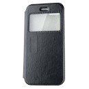 Forcell View Window Flip Stand  Case Black (Samsung Galaxy A8 20