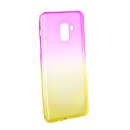 Forcell Soft TPU Ombre - Pink / Gold (Samsung Galaxy A8 Plus 201