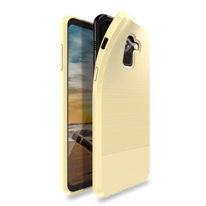 Dux Ducis Mojo Carbon Rugged Armor Case Gold (Samsung Galaxy A8 