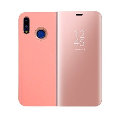 Clear View Standing Cover - Rose Gold (Huawei P20 Lite)