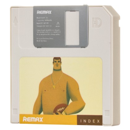 Remax Index RPP-17 Floppy Disk Power Bank White 5000mAh