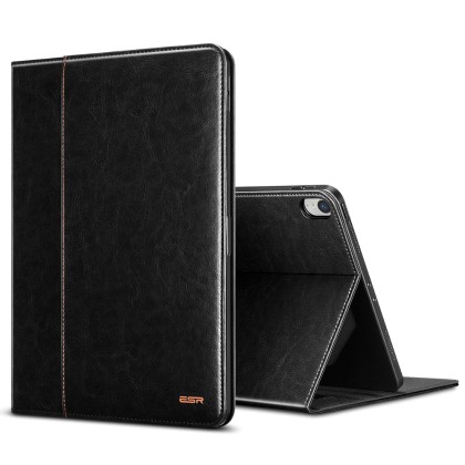 ESR Intelligent PU Leather Smart Cover Stand Case - Black (iPad 
