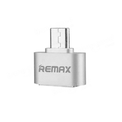 Remax Αντάπτορας καλωδίου OTG USB σε Micro USB - Silver