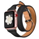 TECH-PROTECT Longcharm Leather Watch Strap Black / Gold για Appl