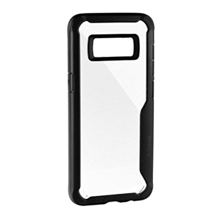 X-One Dropguard Hybrid Case + 4D Full Face Tempered Glass Black 