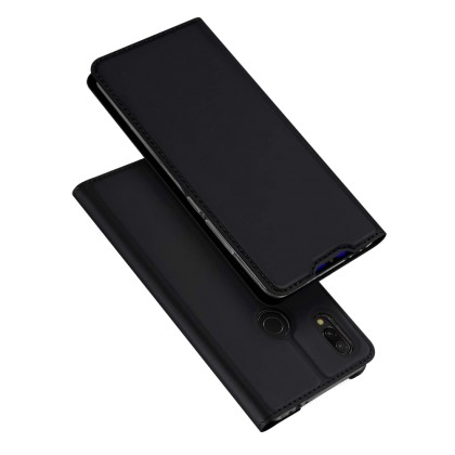 DUX DUCIS SkinPro Wallet Case Θήκη Πορτοφόλι με Stand - Black (X