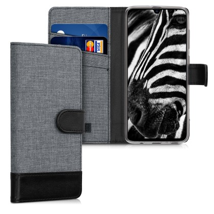 KW Canvas Wallet Case (48432.22) Θήκη Πορτοφόλι με δυνατότητα St