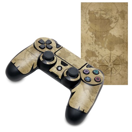 KW PS4 Controller Sticker (48261.05) Vintage Wolrd Map (PlayStat