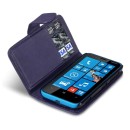 Qubits Θήκη Πορτοφόλι Wallet Case (117-001-179) Μωβ (Nokia Lumia