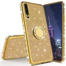 Diamond Ring Case με Electro Bumper και Glitter - Gold (Xiaomi M