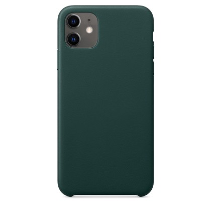 Eco Leather Back Cover Case - Green (iPhone 11)