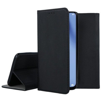 Forcell Smart Book Case με Δυνατότητα Stand Θήκη Πορτοφόλι Black