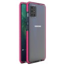 Spring Case Διάφανη Θήκη Σιλικόνης Pink (Samsung Galaxy A51)