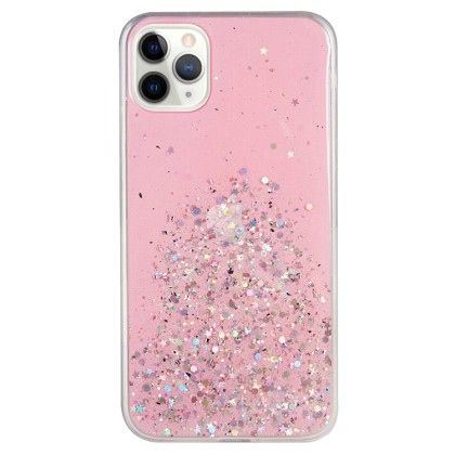Glue Glitter TPU Case Θήκη με Χρυσόσκονη Pink (Samsung Galaxy A5
