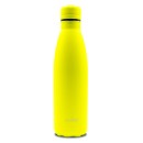 Puro Icon Fluo Stainless Steel Bottle 500ml Θερμός Yellow