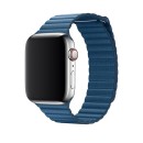 Devia Elegant PU Leather Loop Strap Cape Cod Blue - Apple Watch 