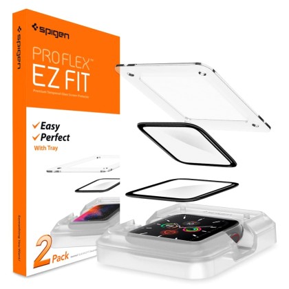 Spigen ProFlex ''EZ FIT'' 2-Pack Screen Protector Black (AFL0122