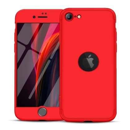 GKK Luxury 360° Full Cover Case Red (iPhone 7 / 8 / SE 2020)