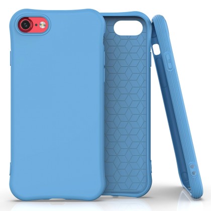 Soft Color Flexible Gel Silicone Case Θήκη Σιλικόνης Blue (iPhon