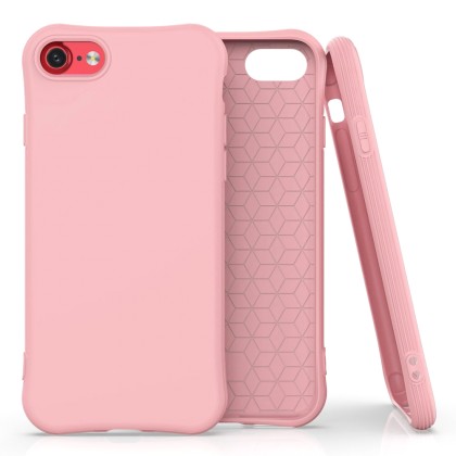 Soft Color Flexible Gel Silicone Case Θήκη Σιλικόνης Pink (iPhon
