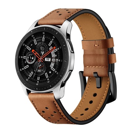 TECH-PROTECT Leather Watch Band Brown για Samsung Galaxy Watch 3