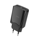 HOCO C52A Authority Power Charger Dual USB Φορτιστής 2.1A - Blac