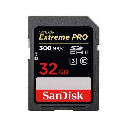 Memory Card 32GB Class 10 UHS-II SanDisk Extreme Pro SDHC