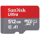 Memory Card 512GB Class 10 U1 A1 SanDisk Ultra microSDHC