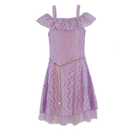 Παιδικό Φόρεμα Εβίτα 214024 Λιλά Κορίτσι