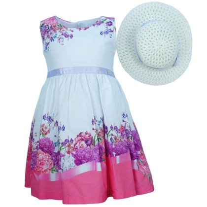 Παιδικό Φόρεμα Εβίτα 202206 Λευκό Κορίτσι