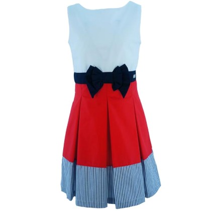 Παιδικό Φόρεμα MB 10112 Κόκκινο Κορίτσι
