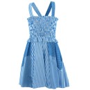 Παιδικό Φόρεμα MB 10129 Μπλε Κορίτσι