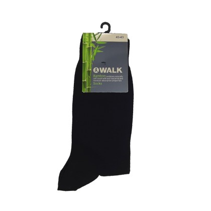 Ανδρικές Κάλτσες Walk Socks W304 Black Bamboo