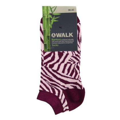 Γυναικείες Κάλτσες Walk Socks W332-9 Bordeaux Bamboo