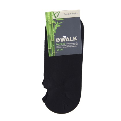 Γυναικείες Κάλτσες Walk Socks W335 02 Black Bamboo